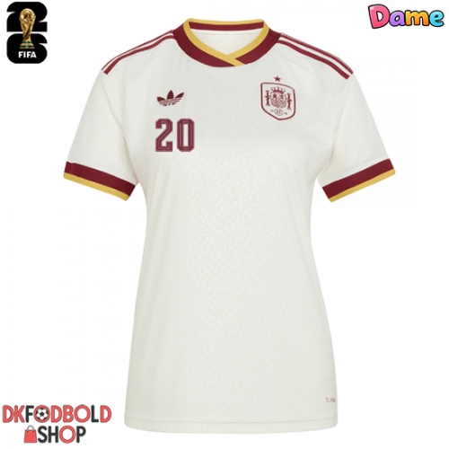 Spanien Pedri Gonzalez #20 Udebanetrøje Dame VM 2026 Kort ærmer